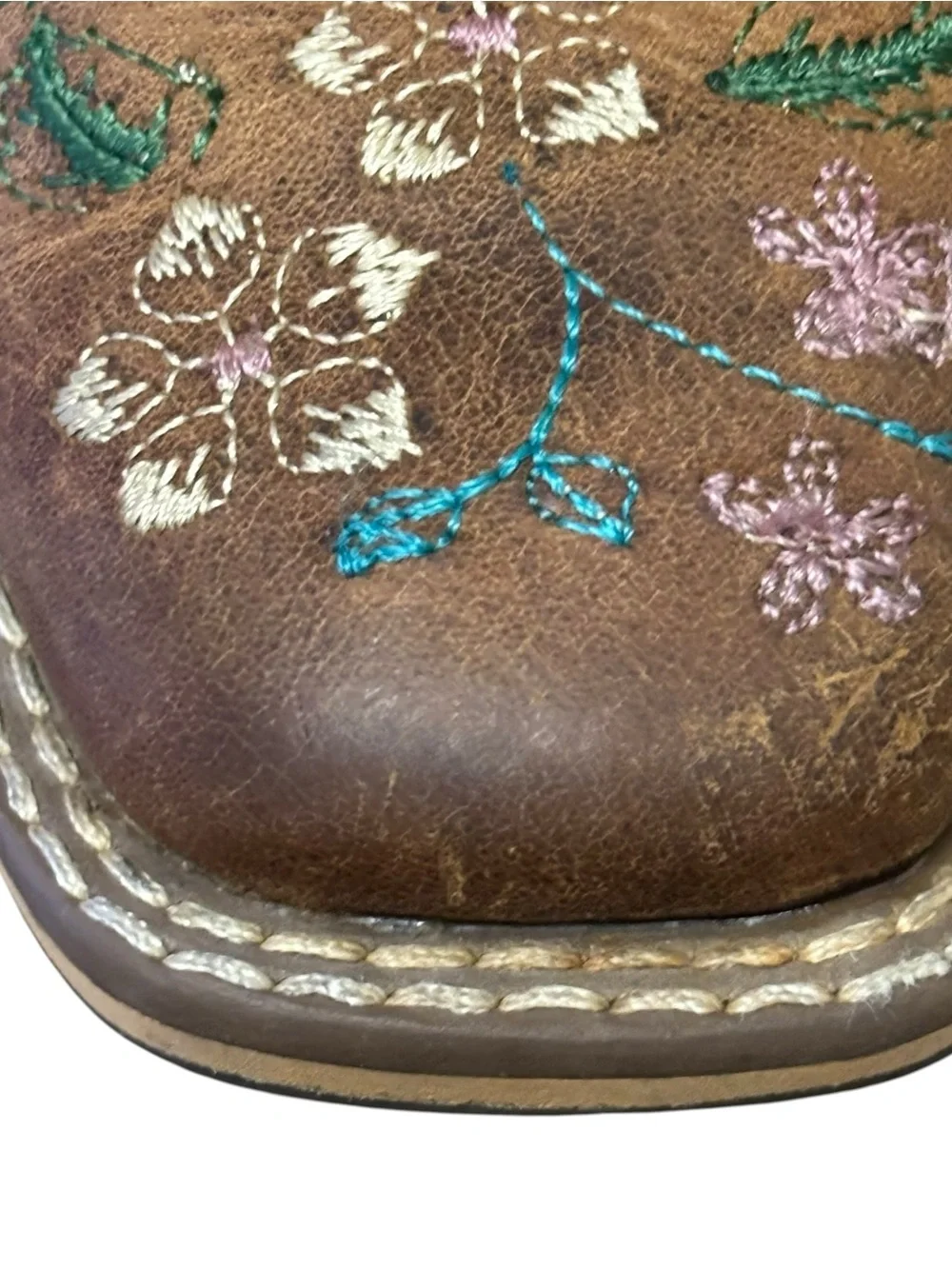 Smoky Mountain Loralie Brown Embroidered Western Cowboy Boots 10R